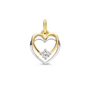 Hanger bicolor zirkonia