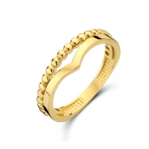 ring bolletjes 14K geelgoud