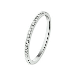 ring diamant 0.09ct h si 14K witgoud