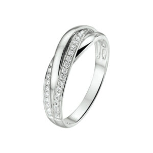 ring diamant 0.21ct h si 14K witgoud