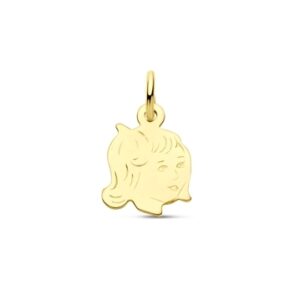 9k hanger meisje 10,5 mm 9K geel