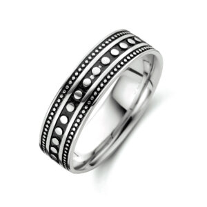 Ring oxi zilver geoxideerd