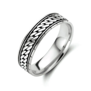 Ring oxi zilver geoxideerd