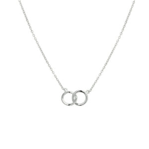 collier rondjes 1,2 mm 40 + 4 cm zilver gerhodineerd