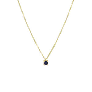 collier saffier 40 - 42 - 44 cm 14K geelgoud