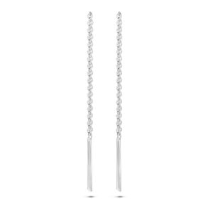 doortrekoorbellen balkje zilver gerhodineerd