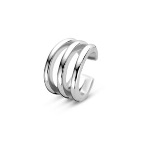 ear cuff 12,5 mm zilver gerhodineerd