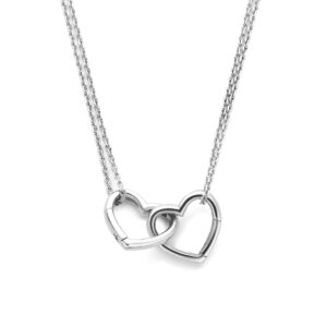 forever connected collier 40 + 5 cm zilver gerhodineerd