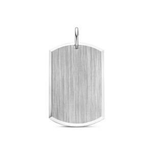 graveerhanger poli/mat 30 mm zilver gerhodineerd