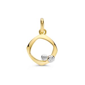 Hanger bicolor zirkonia