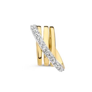 Hanger geelgoud zirkonia