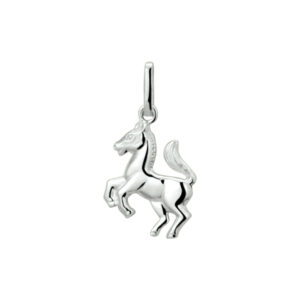 hanger paard zilver gerhodineerd