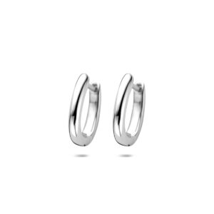 klapoorringen 14,5 mm zilver gerhodineerd