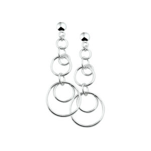 oorhangers zilver gerhodineerd