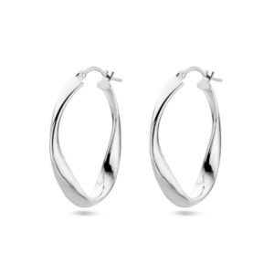 oorringen zilver gerhodineerd