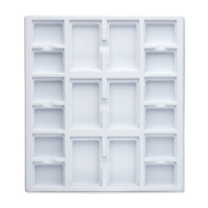 opmaaktray carrousel 245 x 220 mm wit pos materialen