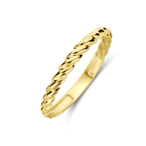 ring gedraaid 14K geelgoud