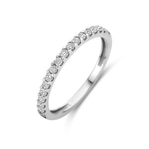 ring lab grown diamant 0.25ct h si 14K witgoud