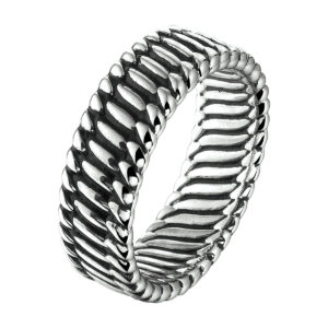 ring oxi zilver geoxideerd