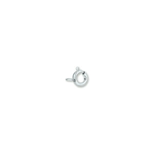 veerring 6 mm zilver wit