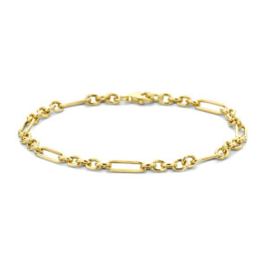 9k armband 4,0 mm 19 cm 9K geel