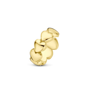 ear cuff 12,5 mm 1 micron zilver verguld (geel)