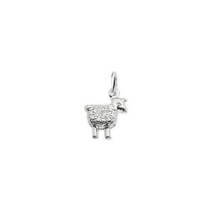 hanger schaap zilver gerhodineerd
