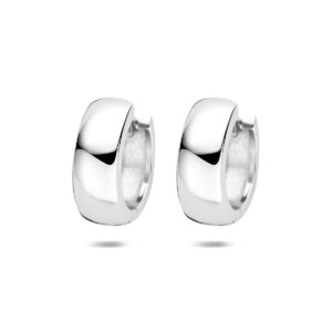 klapoorringen 15 mm zilver gerhodineerd