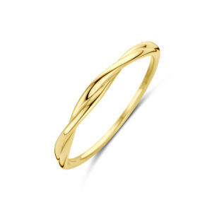 ring gedraaid 14K geelgoud
