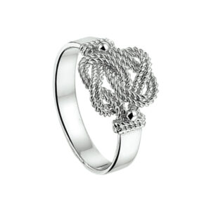 ring surinaamse mattenklopper zilver gerhodineerd