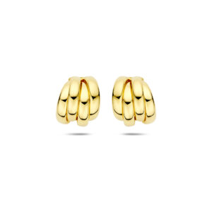 stekeroorringen 15 mm 1 micron zilver verguld (geel)