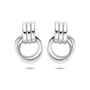 stekeroorringen 32 mm zilver gerhodineerd