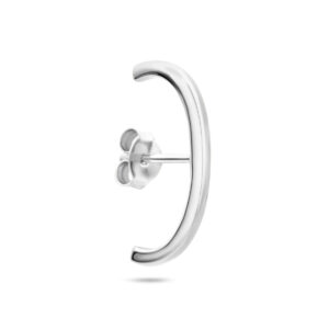 suspender oorbel 19,5 mm zilver gerhodineerd