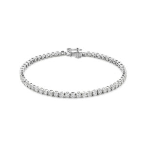 tennisarmband lab grown diamant 4.00ct f vs 2,8 mm 17,5 cm 14K witgoud
