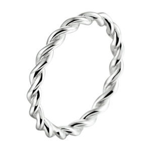 aanschuifring zilver gerhodineerd