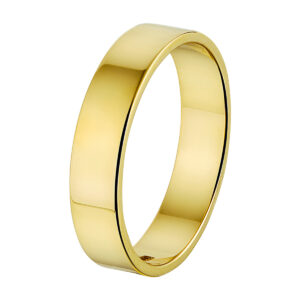 ring a415 - 5 mm - zonder steen 14K geelgoud