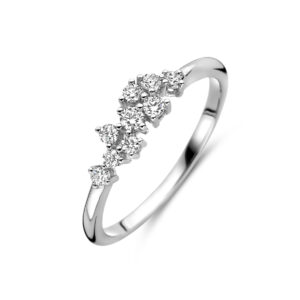 ring diamant 0.21ct h si 14K witgoud