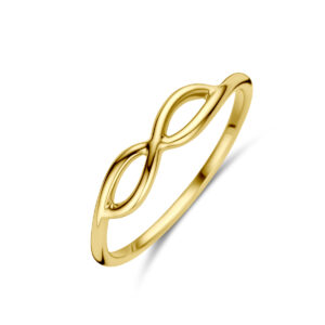 ring infinity 14K geelgoud
