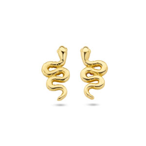 9k oorknoppen slang 8 mm 9K geel