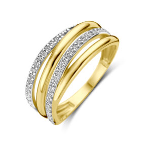 9k ring zirkonia 9K geel