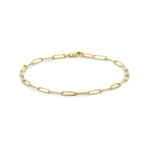 armband 3 mm 19 cm 14K geelgoud