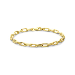 armband 4 mm 18 cm 14K geelgoud