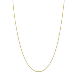 collier 1,2 mm 42 + 3 cm 14K geelgoud