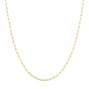 collier 3 mm 45 cm 14K geelgoud