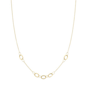 collier 43 + 2 cm 14K geelgoud