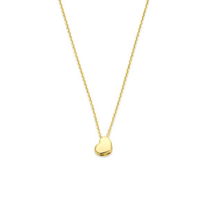 collier hartje 40 - 42 - 44 cm 14K geelgoud