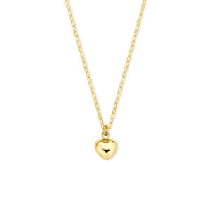 collier hartje 40 - 42 cm 14K geelgoud