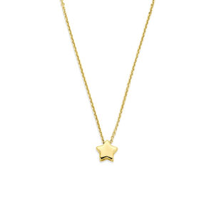 collier ster 40 - 42 - 44 cm 14K geelgoud