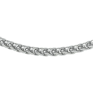 collier vossestaart 4,5 mm 45 cm edelstaal