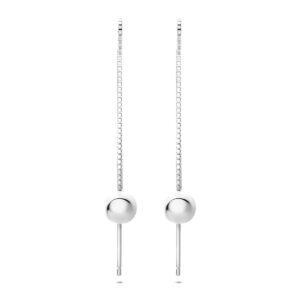 doortrekoorbellen bol 85 mm zilver gerhodineerd